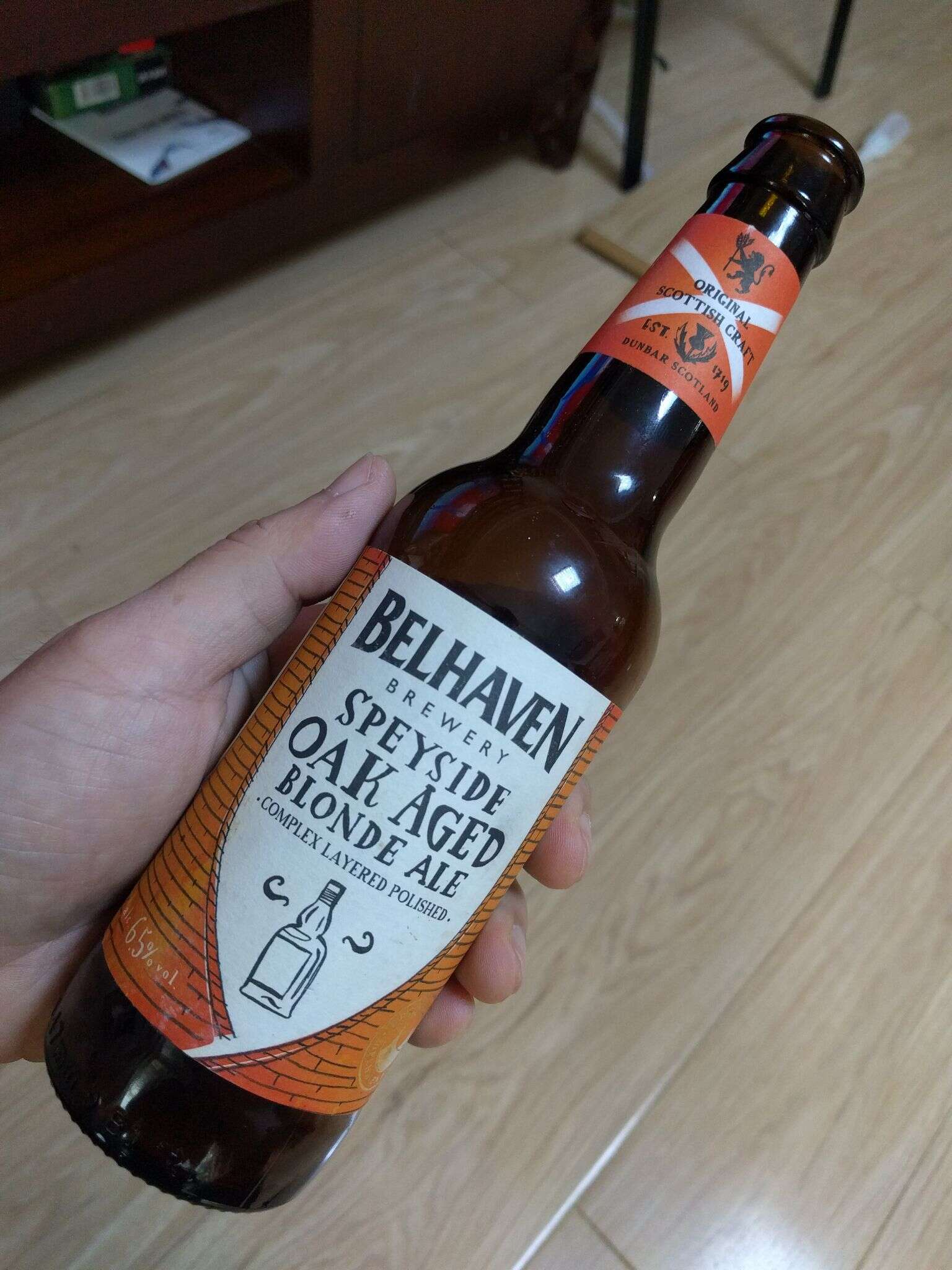 Greene King Belhaven Speyside Oak Aged Blonde Ale 20161023 112527